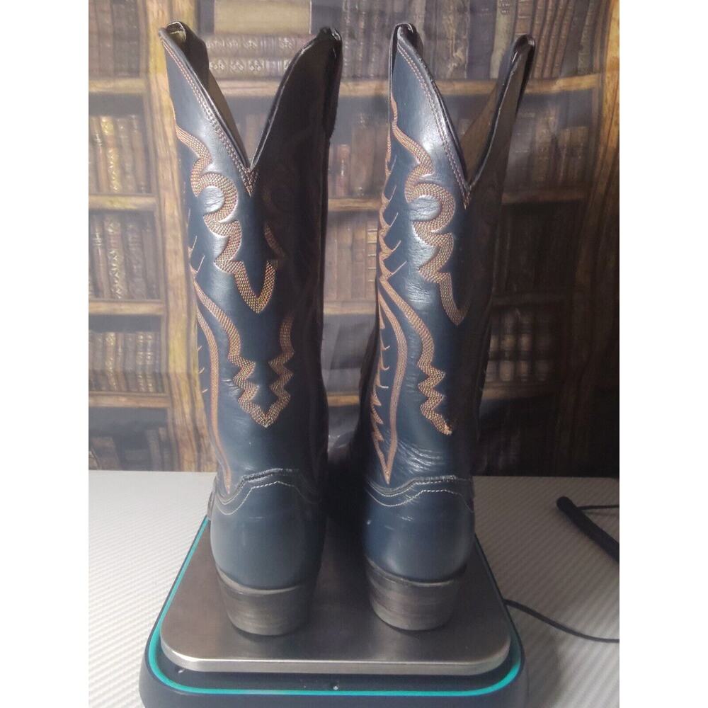Justin Blue Boots Mens 6 D Justin Boots Blue Western Boots for Men for Sale | Shop New  main image 3